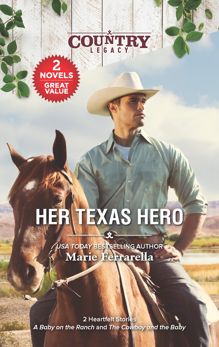 Cover image for Her Texas Hero/A Baby on the Ranch/The Cowboy and the Baby, isbn: 9781867265795