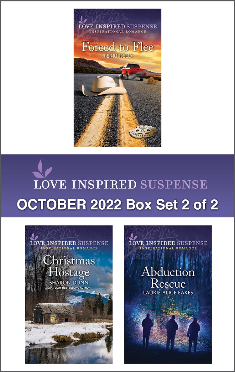 Cover image for Love Inspired Suspense October 2022 - Box Set 2 of 2/Forced to Flee/Christmas Hostage/Abduction Rescue, isbn: 9781867265993