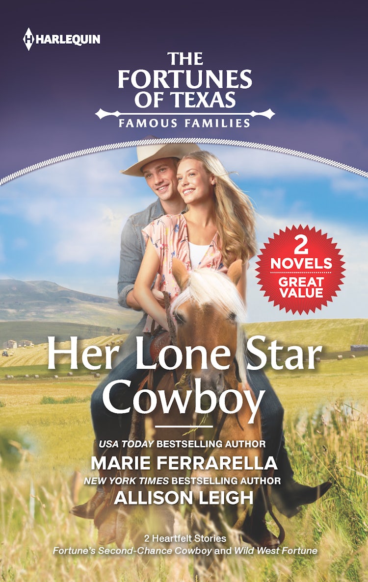 Cover image for Her Lone Star Cowboy/Fortune's Second-Chance Cowboy/Wild West Fortune, isbn: 9781867268321