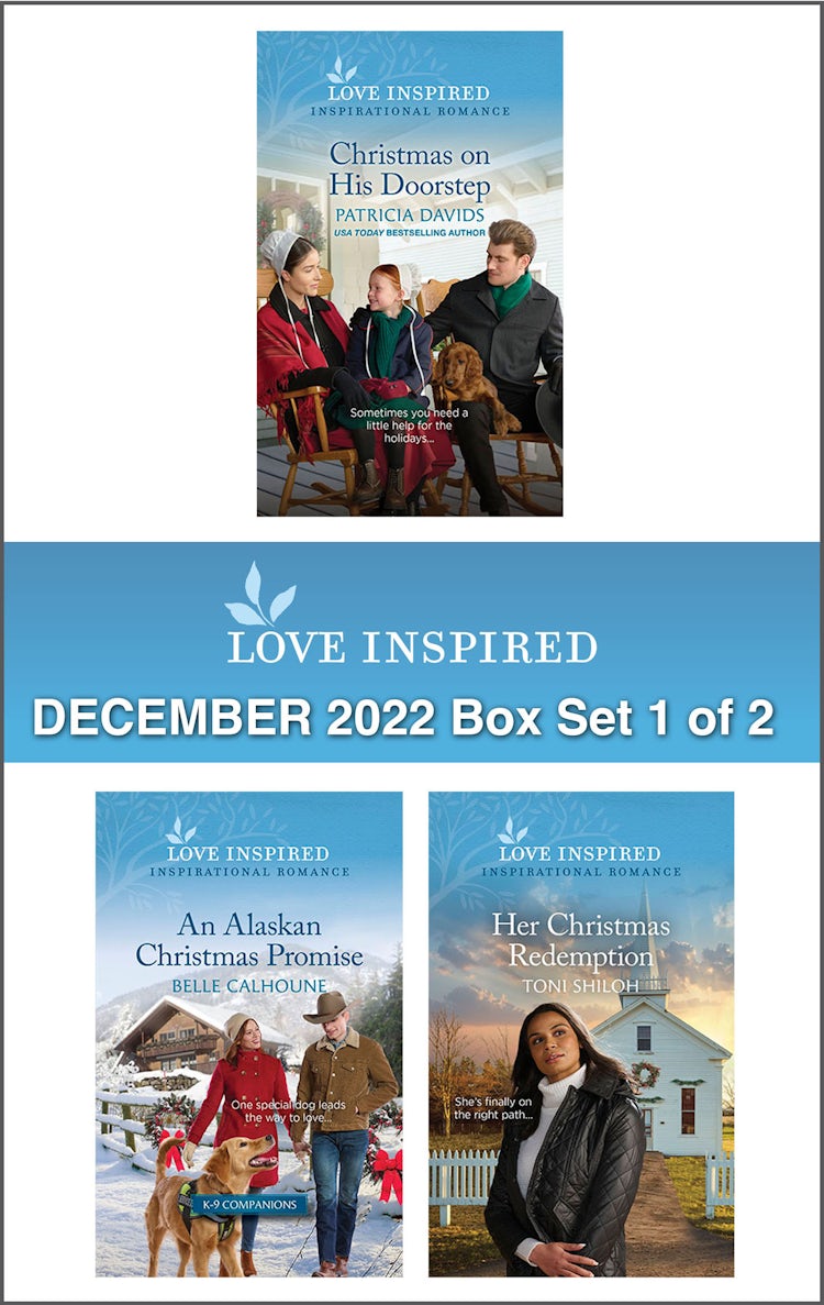 Cover image for Love Inspired December 2022 Box Set - 1 of 2/Christmas on His Doorstep/An Alaskan Christmas Promise/Her Christmas Redemption, isbn: 9781867270539
