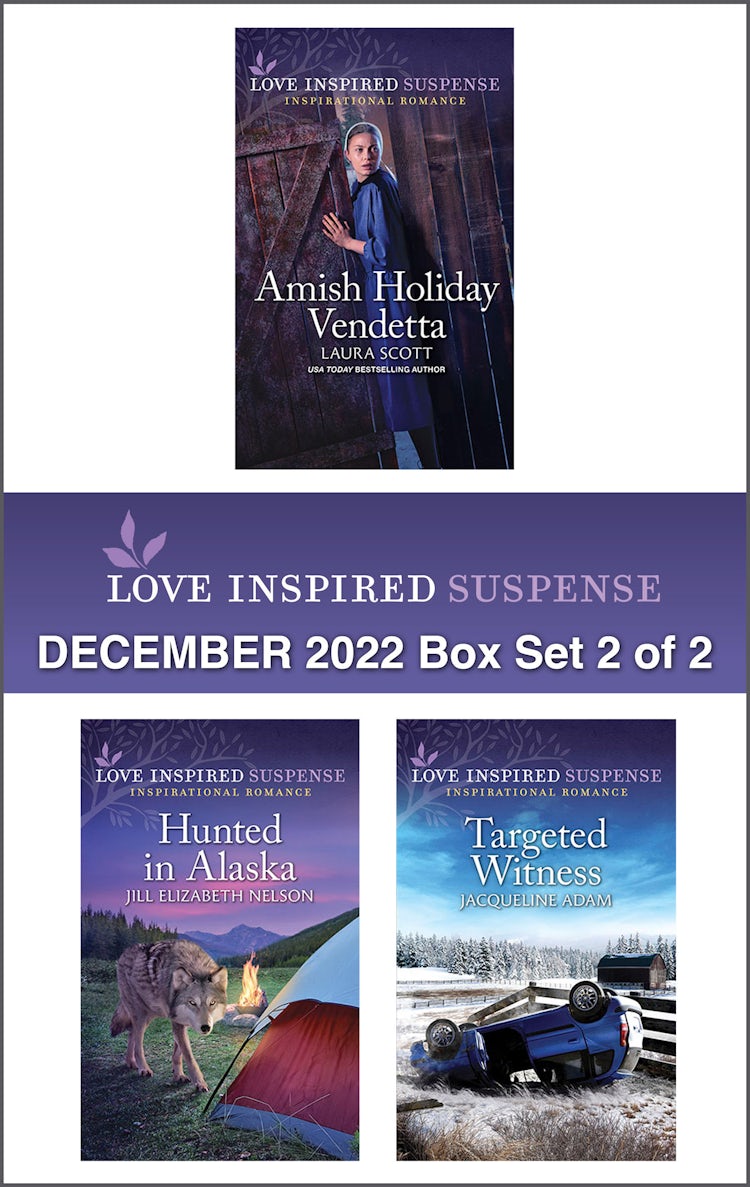 Cover image for Love Inspired Suspense December 2022 - Box Set 2 of 2/Amish Holiday Vendetta/Hunted in Alaska/Targeted Witness, isbn: 9781867270621