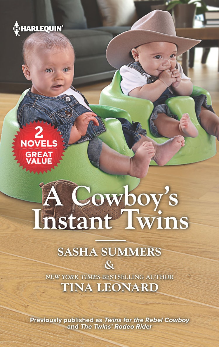 Cover image for A Cowboy's Instant Twins/Twins for the Rebel Cowboy/The Twins' Rodeo Rider, isbn: 9781867272656