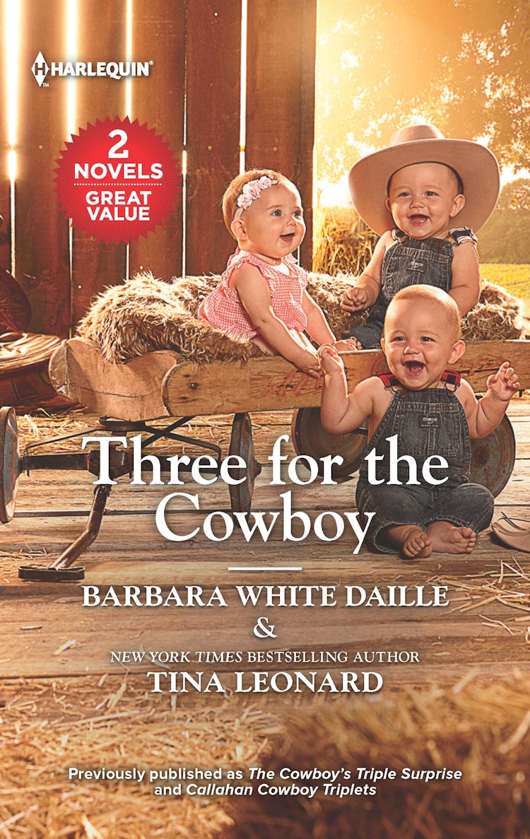 Cover image for Three for the Cowboy/The Cowboy's Triple Surprise/Callahan Cowboy Triplets, isbn: 9781867272663