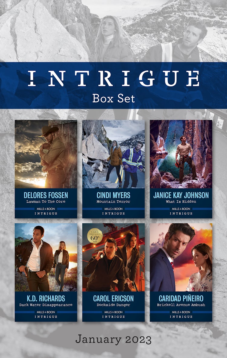 Cover image for Intrigue Box Set Jan 2023/Lawman to the Core/Mountain Terror/What Is Hidden/Dark Water Disappearance/Dockside Danger/Brickell Avenue Ambush, isbn: 9781867275435