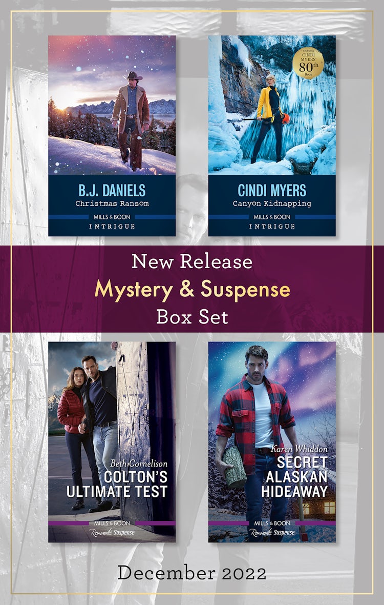 Cover image for Mystery & Suspense New Release Box Set Dec 2022/Christmas Ransom/Canyon Kidnapping/Colton's Ultimate Test/Secret Alaskan Hideaway, isbn: 9781867276142