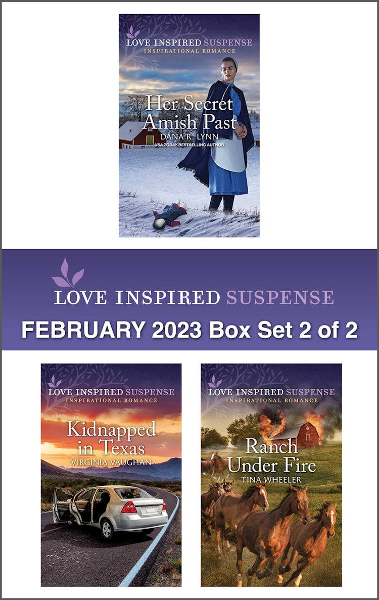Cover image for Love Inspired Suspense February 2023 - Box Set 2 of 2/Her Secret Amish Past/Kidnapped in Texas/Ranch Under Fire, isbn: 9781867276920