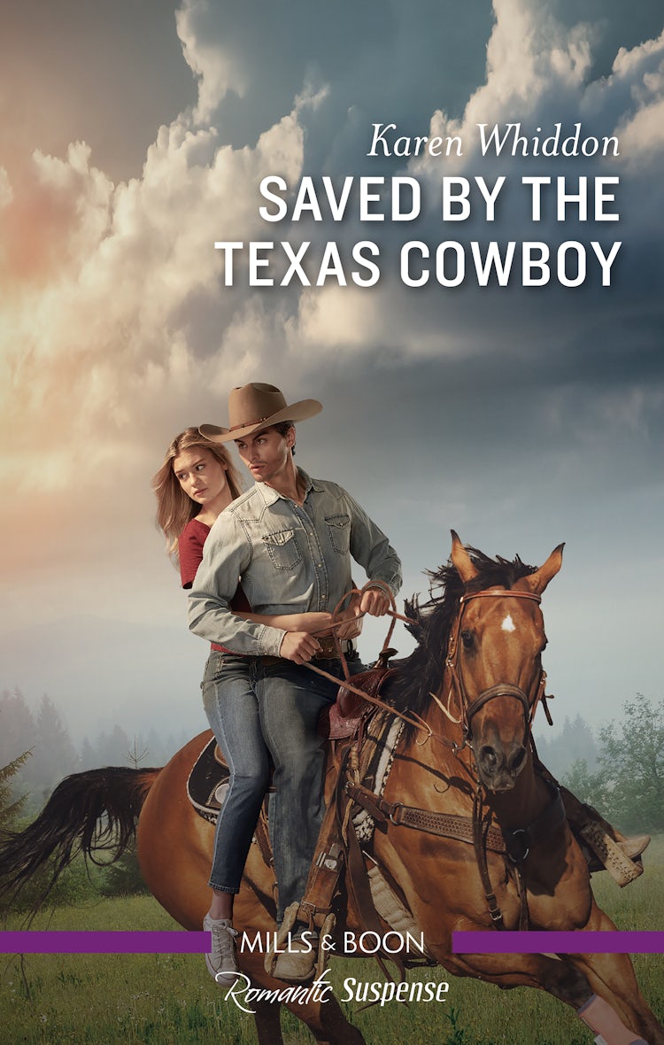 Cover image for Saved by the Texas Cowboy, isbn: 9781867279747