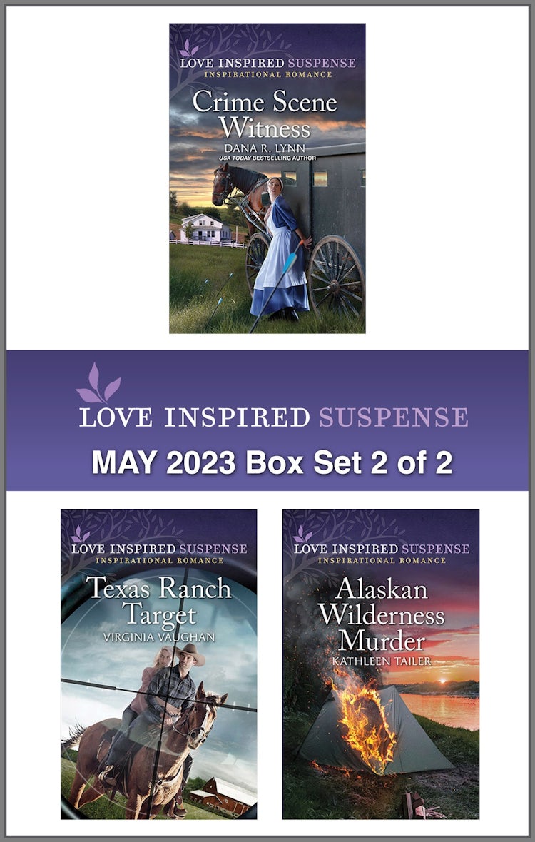 Cover image for Love Inspired Suspense May 2023 - Box Set 2 of 2/Crime Scene Witness/Texas Ranch Target/Alaskan Wilderness Murder, isbn: 9781867281344