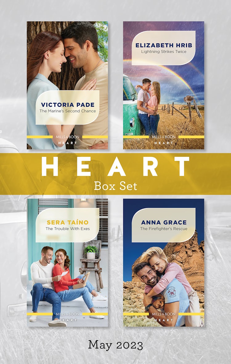 Cover image for Heart Box Set May 2023/The Marine's Second Chance/Lightning Strikes Twice/The Trouble with Exes/The Firefighter's Rescue, isbn: 9781867284147