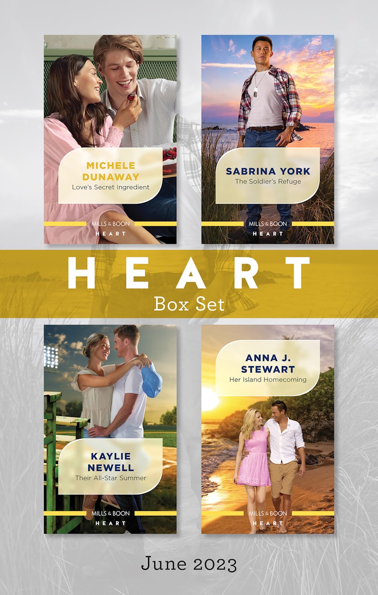 Cover image for Heart Box Set June 2023/Love's Secret Ingredient/The Soldier's Refuge/Their All-Star Summer/Her Island Homecoming, isbn: 9781867285076
