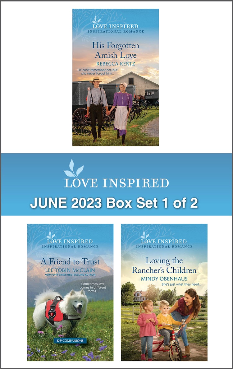 Cover image for Love Inspired June 2023 - Box Set 1 of 2/His Forgotten Amish Love/A Friend to Trust/Loving the Rancher's Children, isbn: 9781867285212