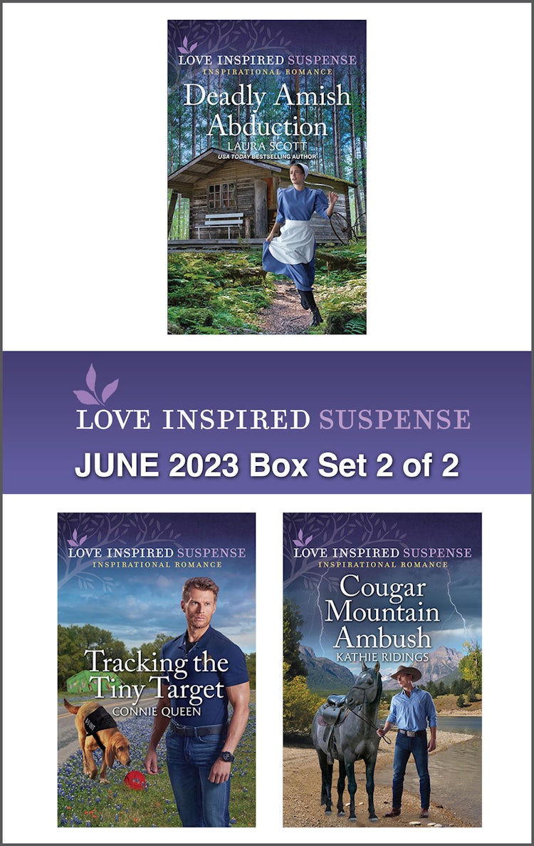 Cover image for Love Inspired Suspense June 2023 - Box Set 2 of 2/Deadly Amish Abduction/Tracking the Tiny Target/Cougar Mountain Ambush, isbn: 9781867285304