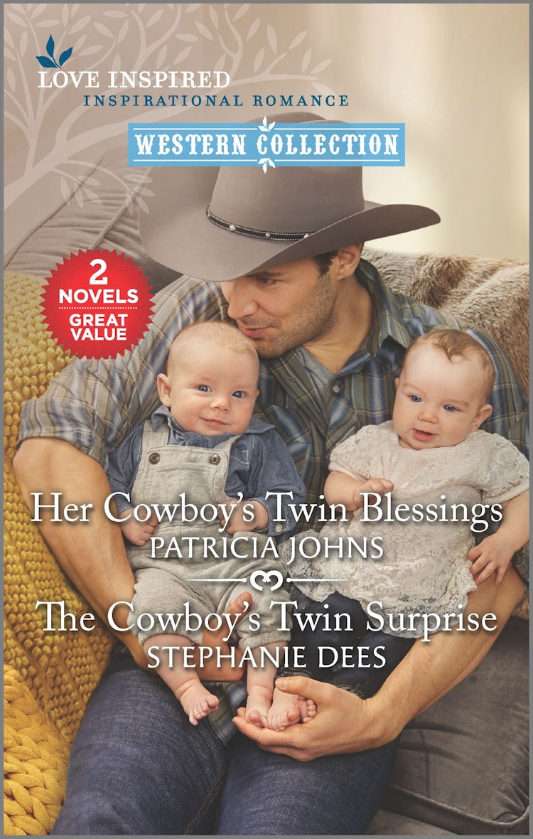 Cover image for Her Cowboy's Twin Blessings/The Cowboy's Twin Surprise, isbn: 9781867285946
