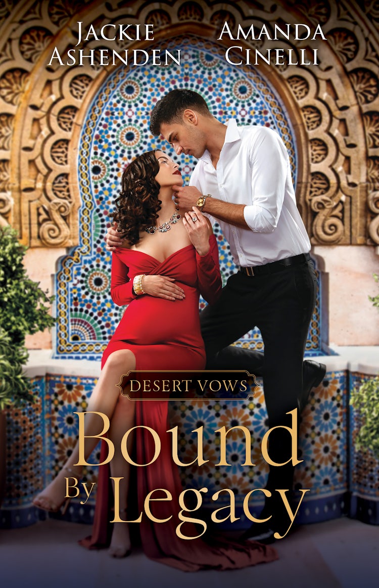 Cover image for Desert Vows: Bound By Legacy/The Innocent Carrying His Legacy/Claiming His Replacement Queen, isbn: 9781867290155