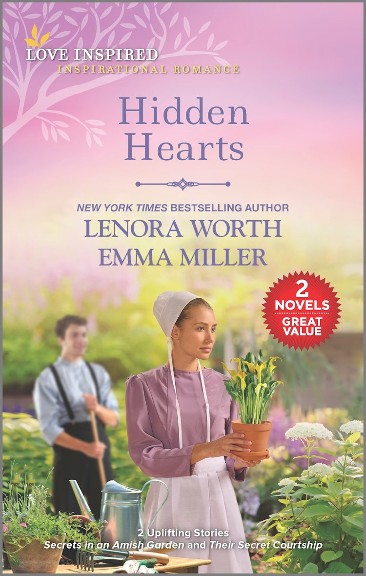 Cover image for Hidden Hearts/Secrets in an Amish Garden/Their Secret Courtship, isbn: 9781867290254