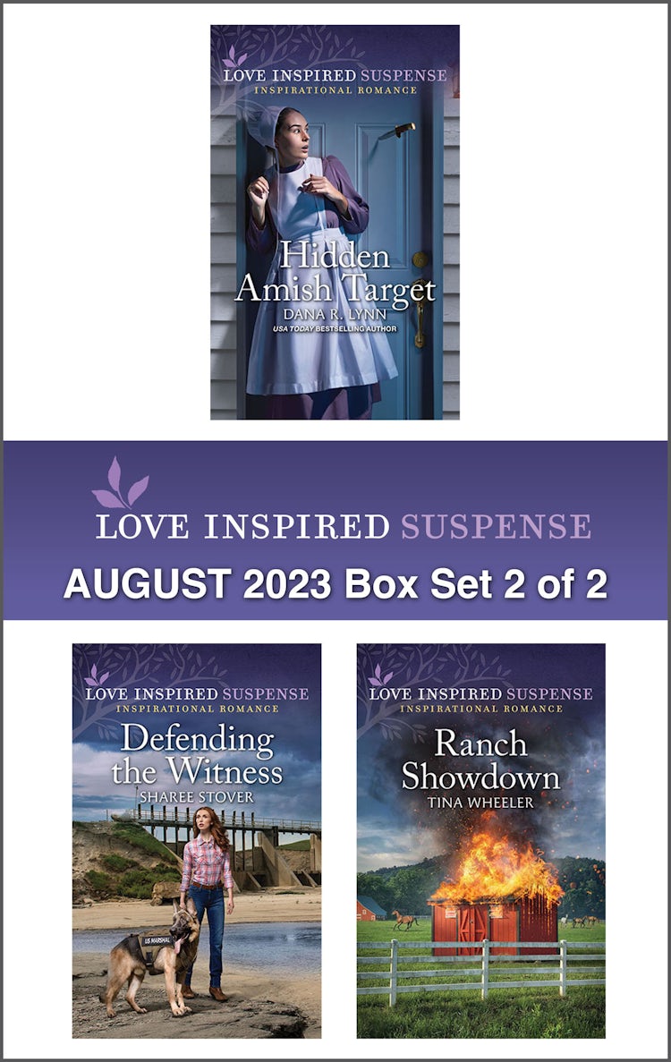 Cover image for Love Inspired Suspense August 2023 - Box Set 2 of 2/Hidden Amish Target/Defending the Witness/Ranch Showdown, isbn: 9781867294290