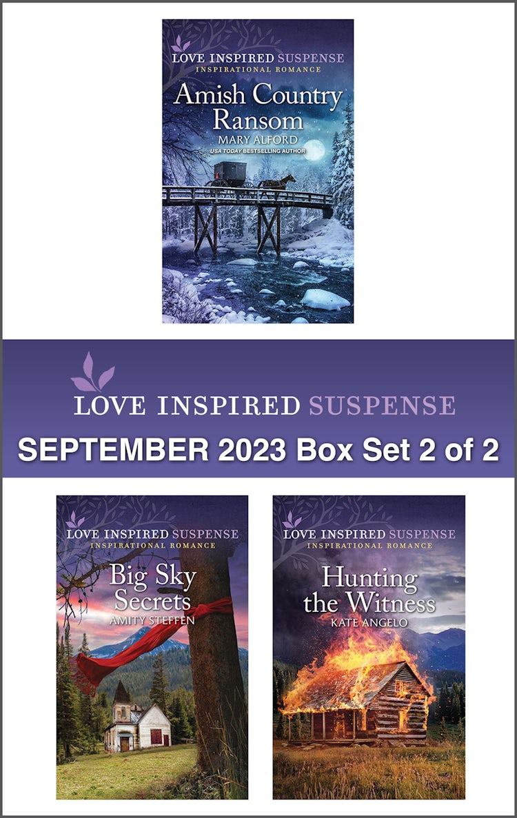 Cover image for Love Inspired Suspense September 2023 - Box Set 2 of 2/Amish Country Ransom/Big Sky Secrets/Hunting the Witness, isbn: 9781867294771