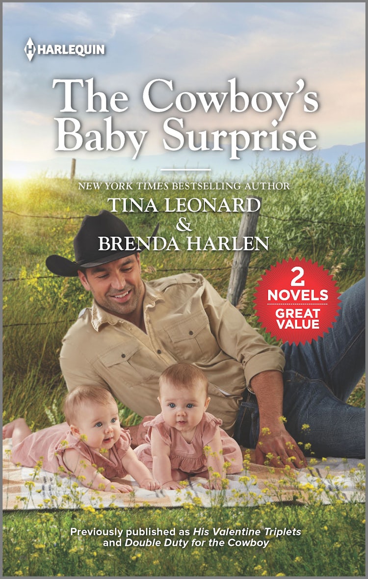 Cover image for The Cowboy's Baby Surprise/His Valentine Triplets/Double Duty for the Cowboy, isbn: 9781867295648