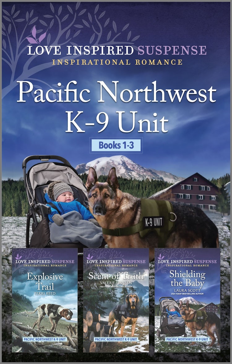 Cover image for Pacific Northwest K-9 Unit Books 1-3/Shielding the Baby/Scent of Truth/Explosive Trail, isbn: 9781867296416