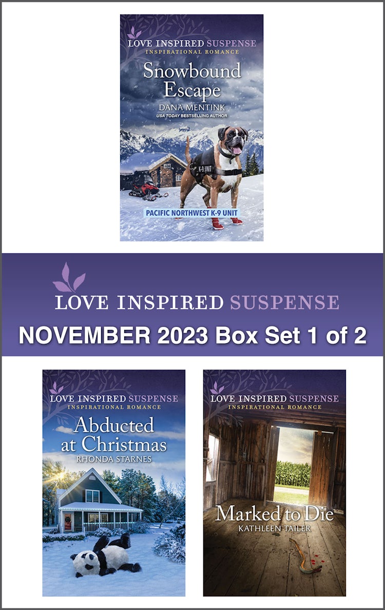 Cover image for Love Inspired Suspense November 2023 - Box Set 1 of 2/Snowbound Escape/Abducted at Christmas/Marked to Die, isbn: 9781867296577