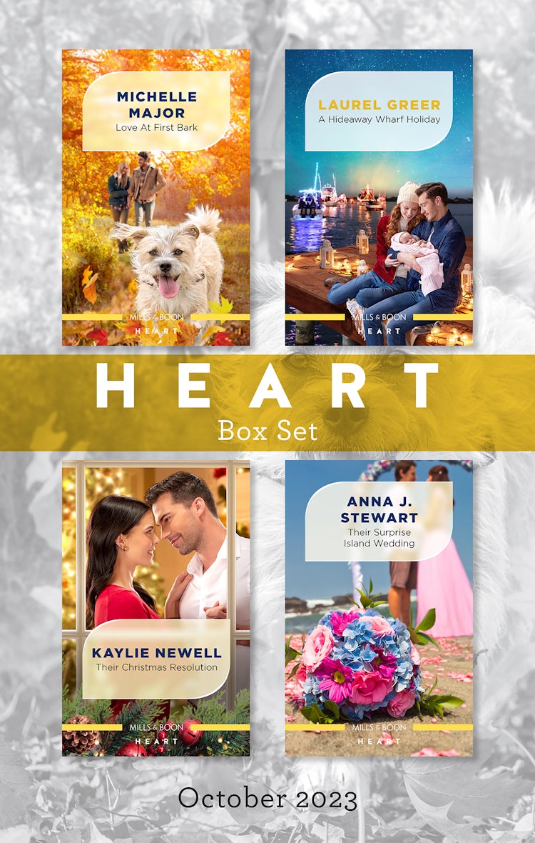 Cover image for Heart Box Set Oct 2023/Love at First Bark/A Hideaway Wharf Holiday/Their Christmas Resolution/Their Surprise Island Wedding, isbn: 9781867296928