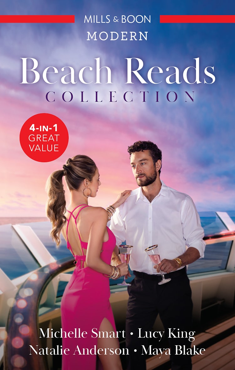 Cover image for Beach Reads Collection/Stranded With Her Greek Husband/The Billionaire Without Rules/Shy Queen In The Royal Spotlight/Bound By Her Rival's Baby, isbn: 9781867298601