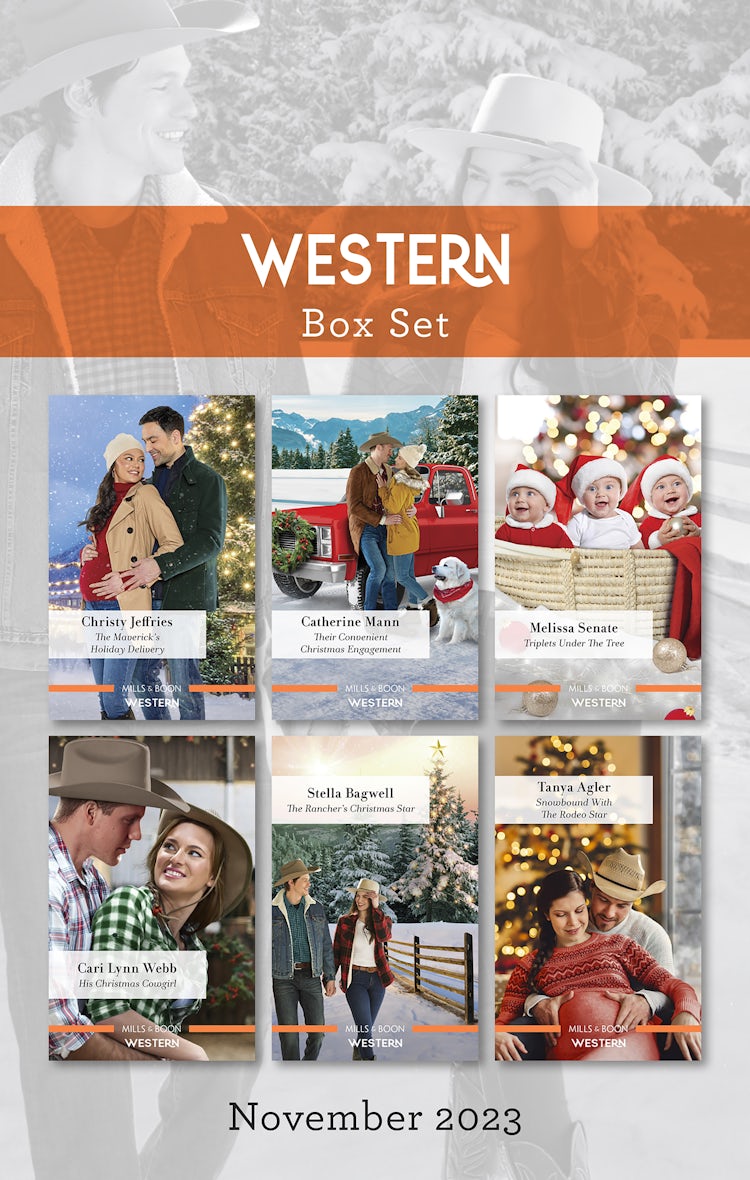 Cover image for Western Box Set Nov 2023/The Maverick's Holiday Delivery/Their Convenient Christmas Engagement/Triplets Under The Tree/His Christmas Cowgirl/The Rancher's Christmas Star/Snowbound With The Rodeo Star, isbn: 9781867299196