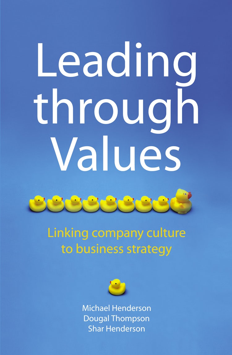 Cover image for Leading Through Values, isbn: 9781869505745