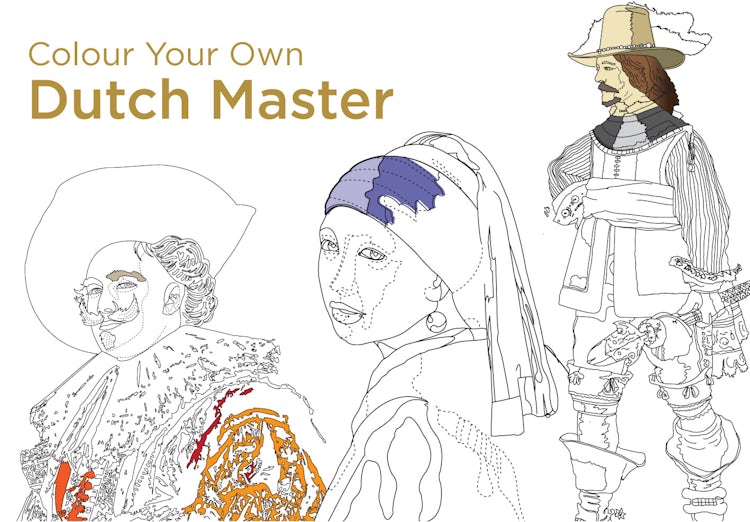 Cover image for Colour Your Own Dutch Master, isbn: 9781910904398