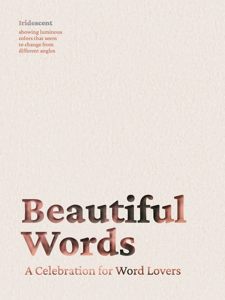 Cover image for Beautiful Words: A Celebration for Word Lovers, isbn: 9781951511548