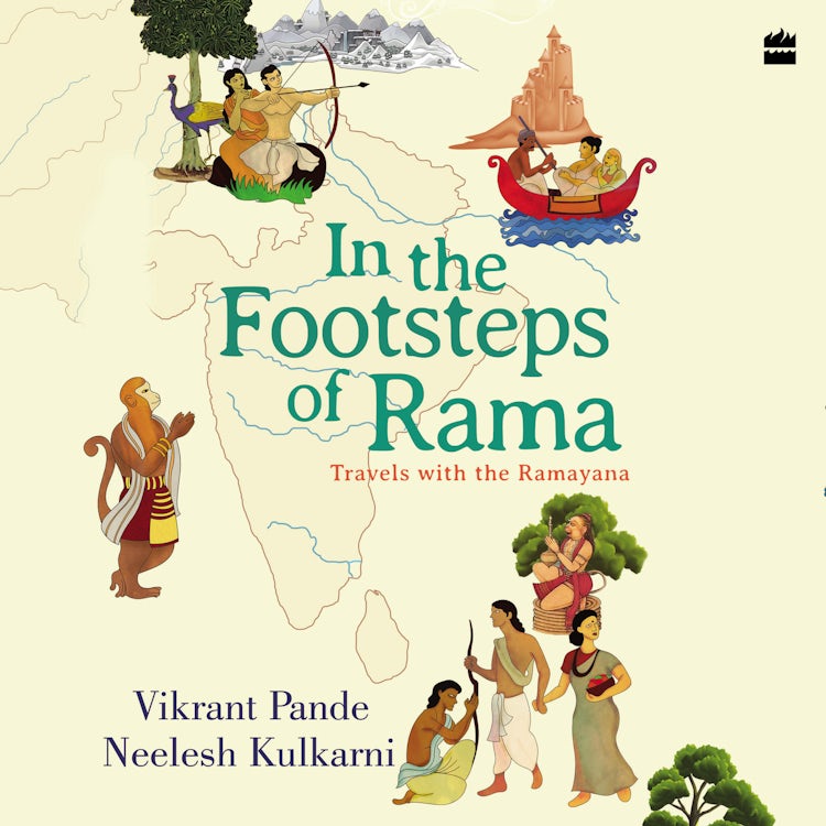 Cover image for In The Footsteps Of Rama, isbn: 9789354222849