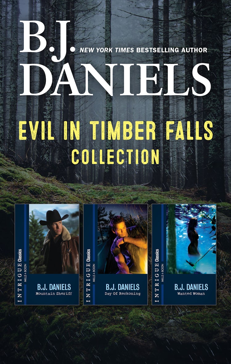 Cover image for Evil In Timber Falls Collection/Mountain Sheriff/Day Of Reckoning/Wanted Woman, isbn: 9781038989291