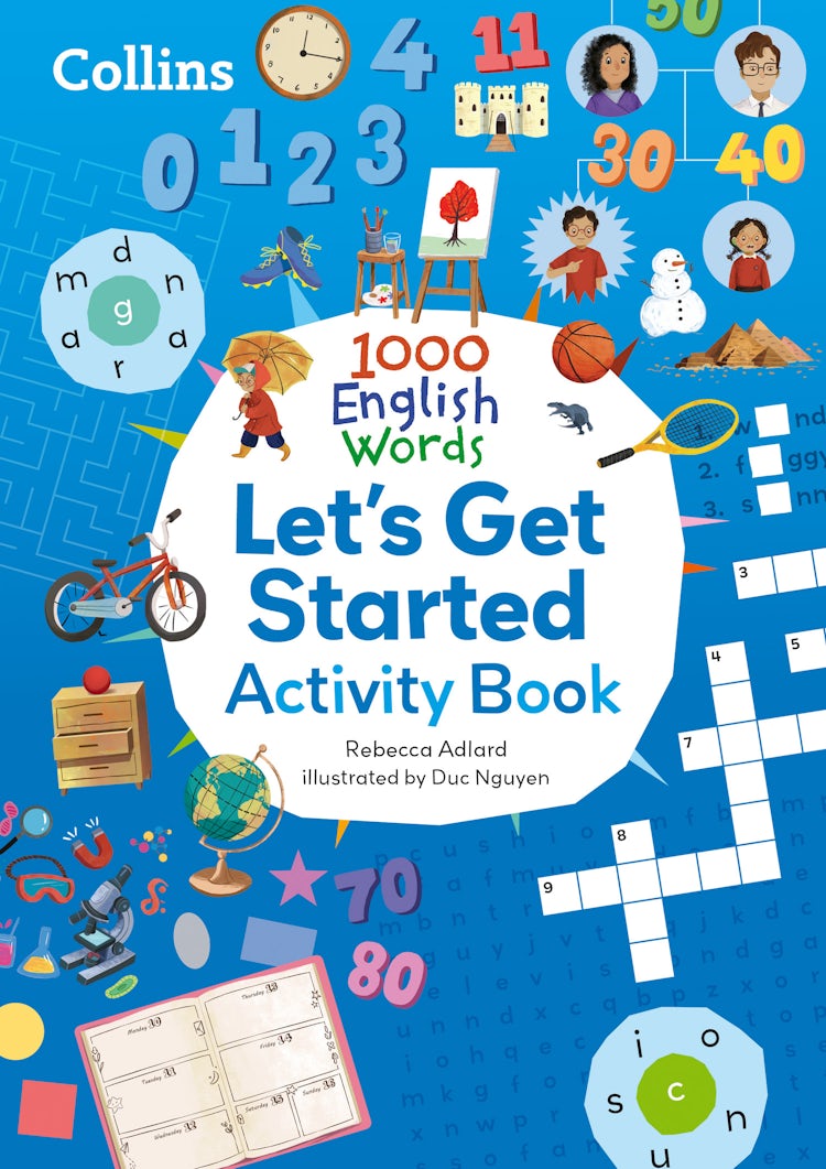 Cover image for Collins 1000 English Words Activity Book: Let's Get Started, isbn: 9780008756345