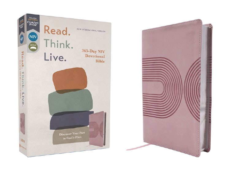 Cover image for NIV, Read. Think. Live [Pink], isbn: 9780310467663