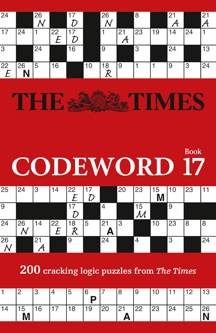 Cover image for The Times Codeword 17: 200 cracking logic puzzles, isbn: 9780008748869