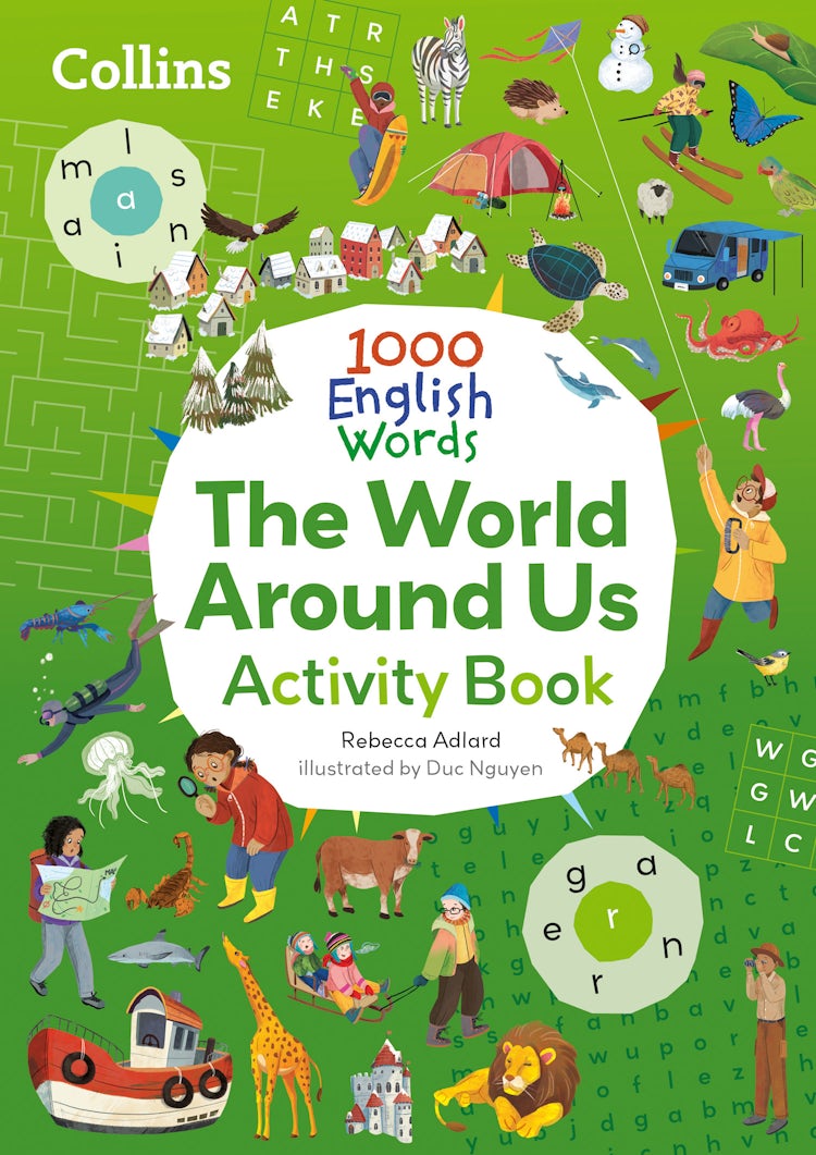 Cover image for Collins 1000 English Words Activity Book: The World Around Us, isbn: 9780008756390