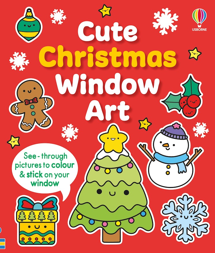 Cover image for Cute Christmas Window Art, isbn: 9781836041221