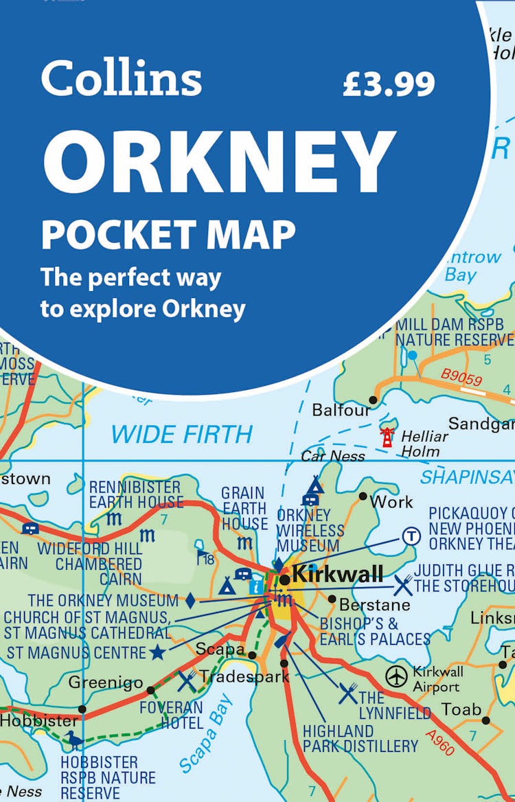 Cover image for Orkney Pocket Map: The perfect way to explore Orkney [Second Edition], isbn: 9780008780456