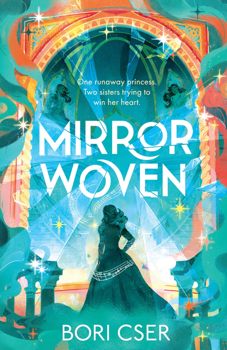 Cover image for Mirrorwoven: New for 2026, a gorgeous new fantasy romance for YA readers, isbn: 9780008757816