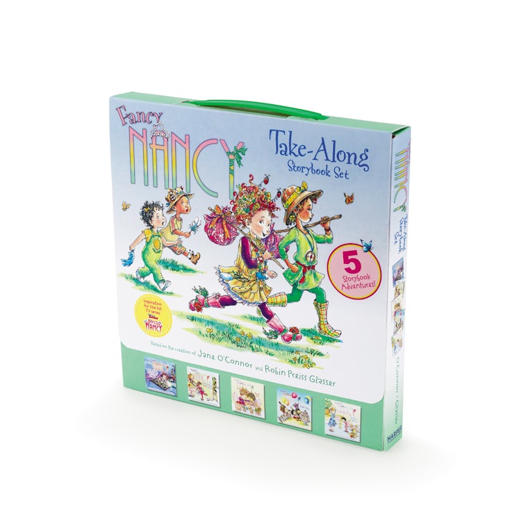 Cover image for Fancy Nancy Take-Along Storybook Set, isbn: 9780062414137