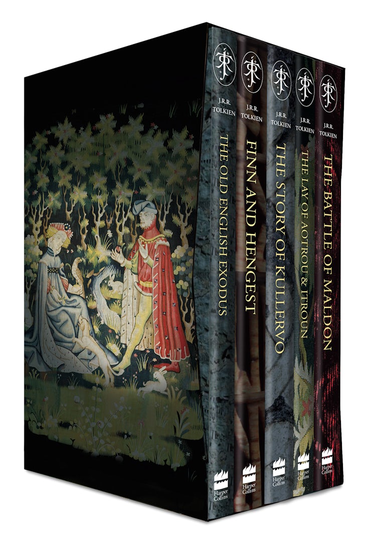 Cover image for Myths and Legends (Boxed Set) 2: Finn and Hengest, The Story of Kullervo, The Lay of Aotrou & Itroun, The Battle of Maldon, & The Old English Exodus, isbn: 9780008795184