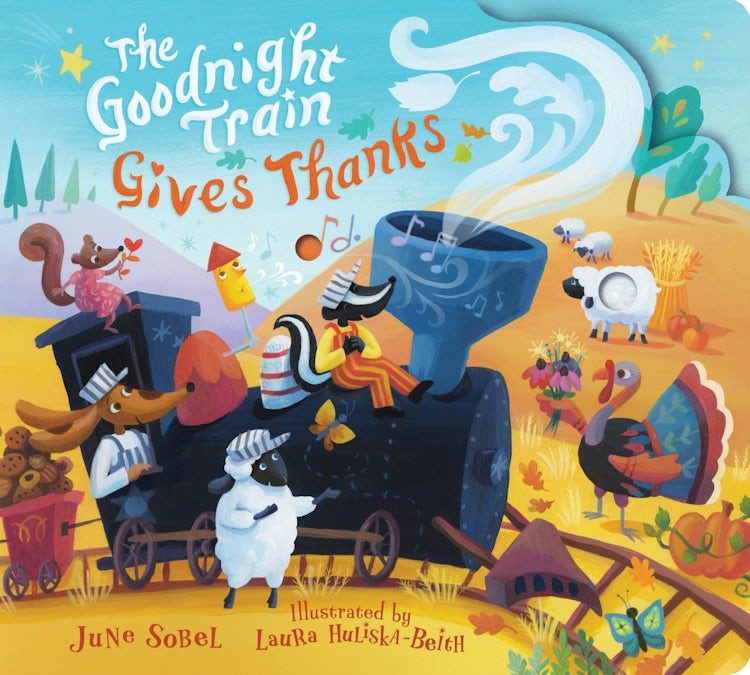 Cover image for The Goodnight Train Gives Thanks, isbn: 9780063480957