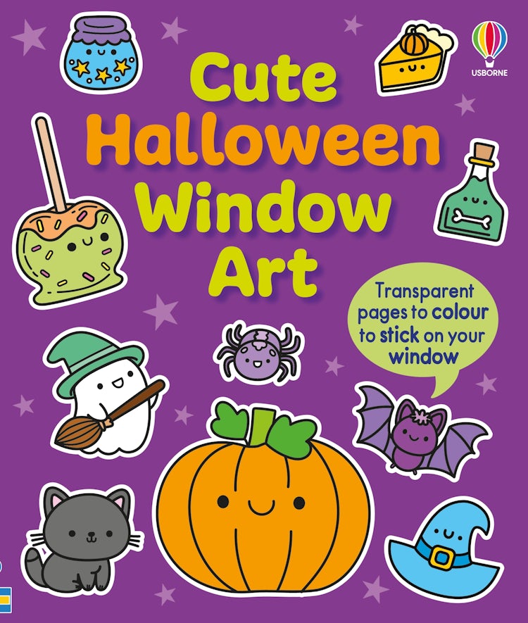 Cover image for Cute Halloween Window Art, isbn: 9781836041214