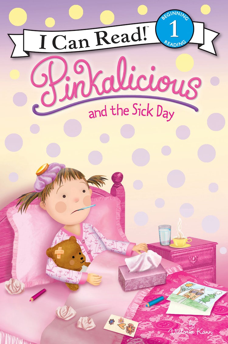 Cover image for Pinkalicious and the Sick Day, isbn: 9780062246011