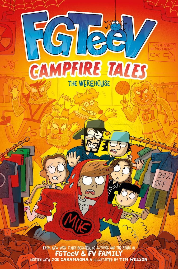 Cover image for FGTeeV Campfire Tales #2: The Werehouse, isbn: 9780063349506