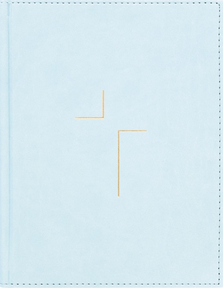 Cover image for The Jesus Bible, NIV Edition, Blue, Comfort Print, isbn: 9780310468950