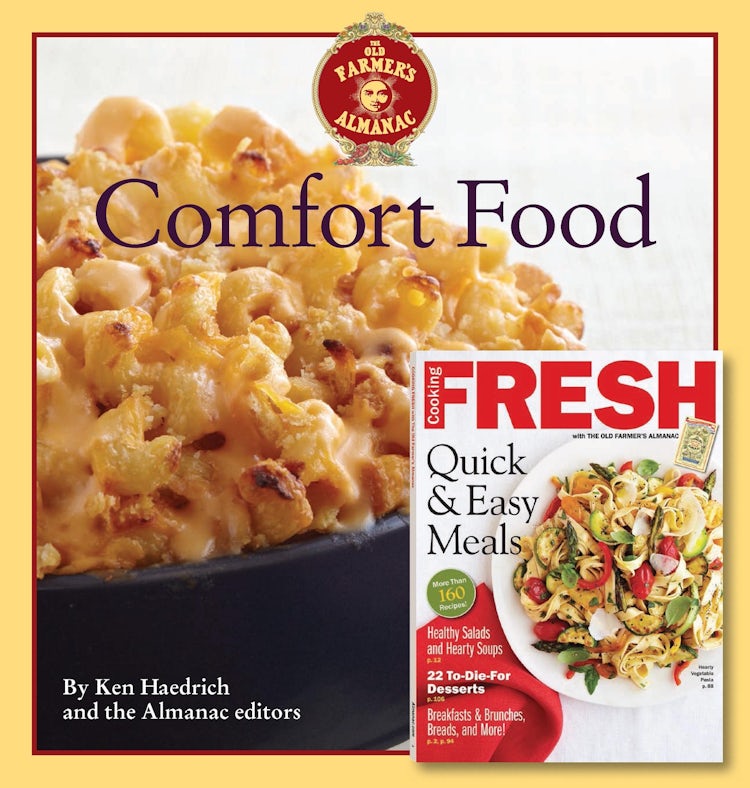 Cover image for The Old Farmer's Almanac Comfort Food & Cooking Fresh Bookazine, isbn: 9781571986856