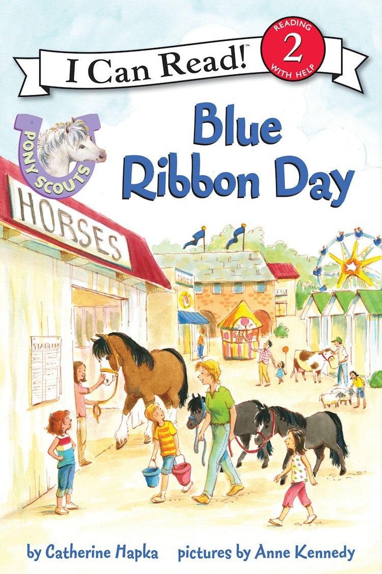 Cover image for Pony Scouts: Blue Ribbon Day, isbn: 9780062086785