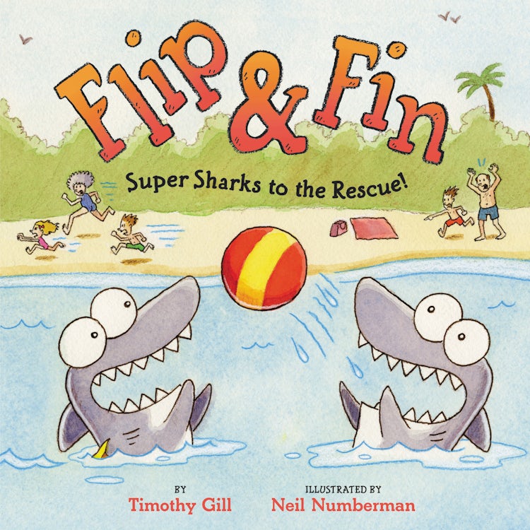 Cover image for Flip & Fin: Super Sharks to the Rescue!, isbn: 9780062243034