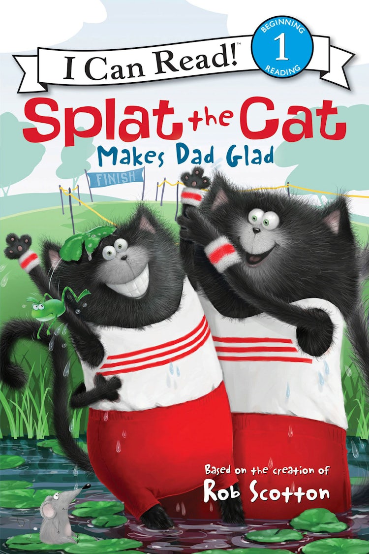 Cover image for Splat the Cat Makes Dad Glad, isbn: 9780062116000